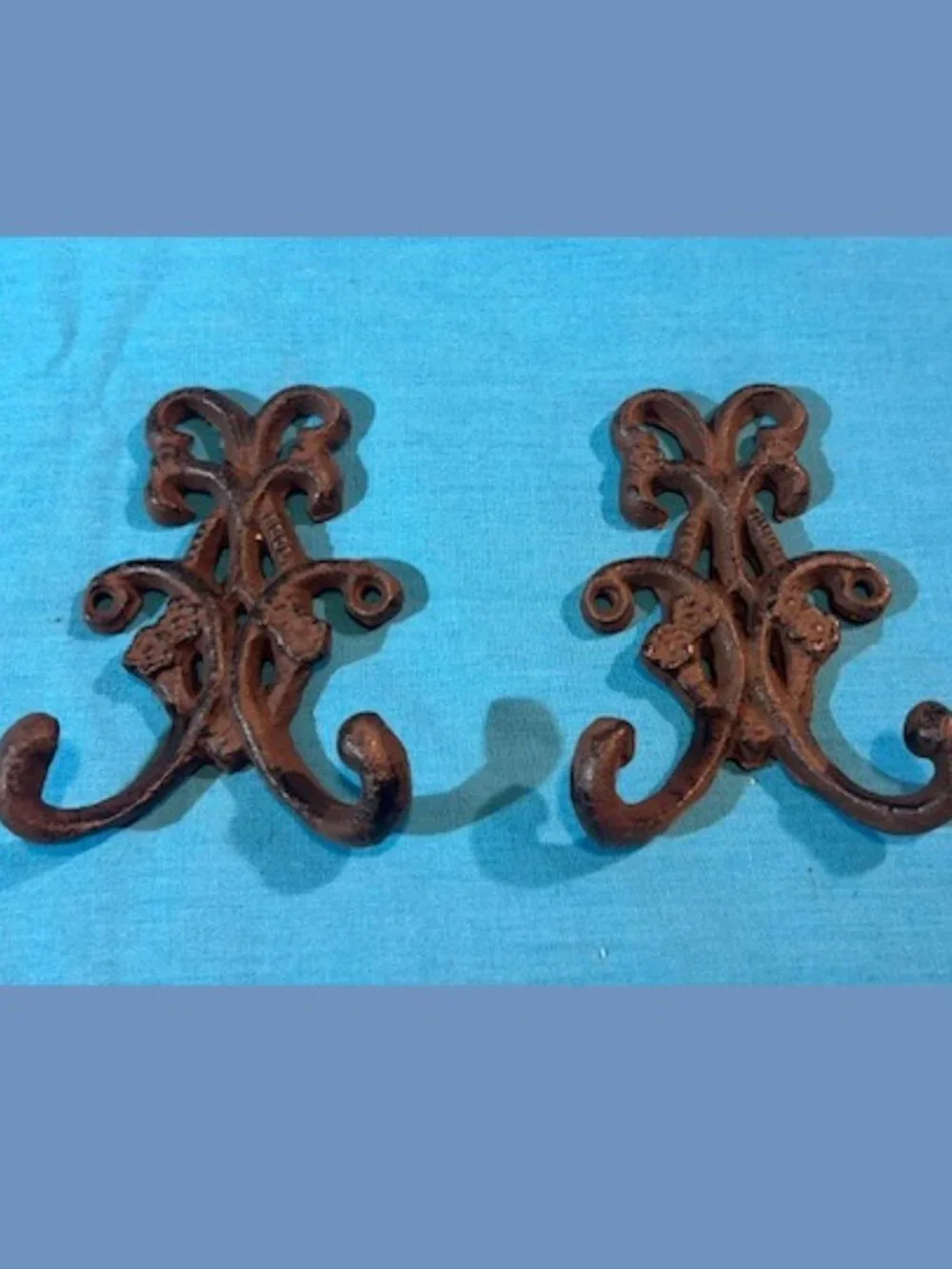 Two (2) Cast Iron Antique 3 1/2